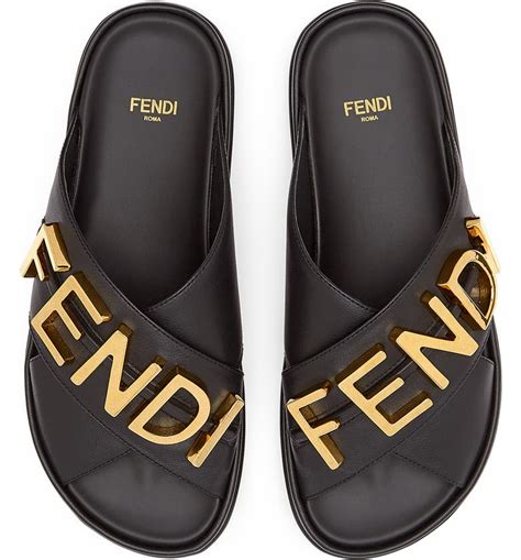 fendi sandals fur|women fendi sandals black.